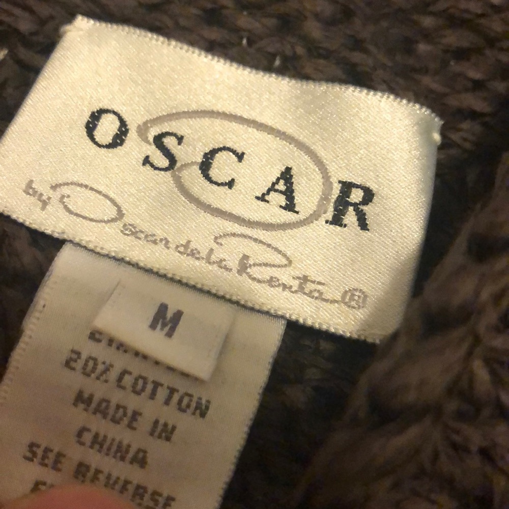 Oscar de la Renta Raime Woven Sweater Vest Top M - Picture 5 of 7